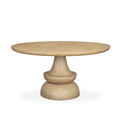 Crossman Blonde 60" Round Pedestal Dining Table - Ornate Home