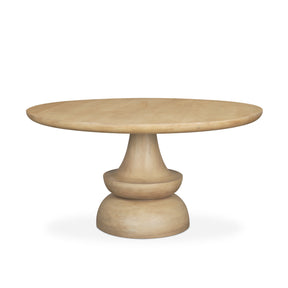 Crossman Blonde 60" Round Pedestal Dining Table - Ornate Home