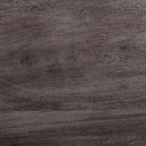 Crossman Dark Brown/Gray 60" Round Pedestal Dining Table with Dark Brown/Gray Wood Top - Ornate Home