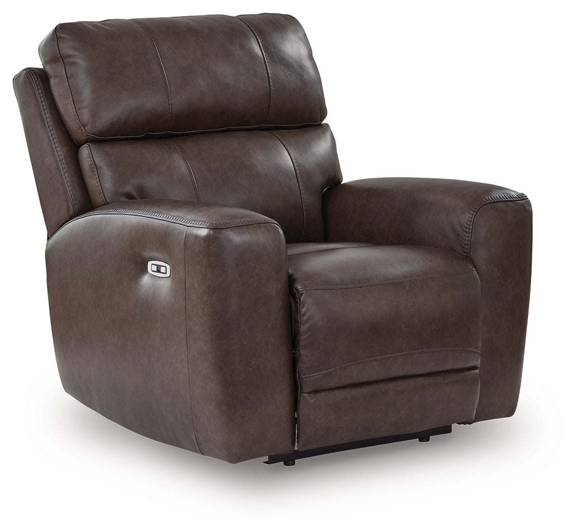 Crossplex Smoke Power Recliner/ADJ Headrest (Online Special Price) - Ornate Home