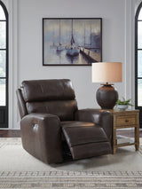 Crossplex Smoke Power Recliner/ADJ Headrest (Online Special Price) - Ornate Home