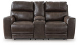 Crossplex Smoke Power Reclining Sofa, Loveseat and Recliner (Online Special Price) - Ornate Home