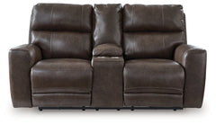 Crossplex Smoke Power Reclining Sofa, Loveseat and Recliner - Ornate Home