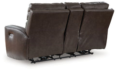 Crossplex Smoke Power Reclining Sofa, Loveseat and Recliner - Ornate Home