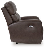 Crossplex Smoke Power Reclining Sofa and Power Recliner (Online Special Price) - Ornate Home