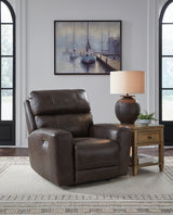 Crossplex Smoke Power Reclining Sofa and Power Recliner (Online Special Price) - Ornate Home