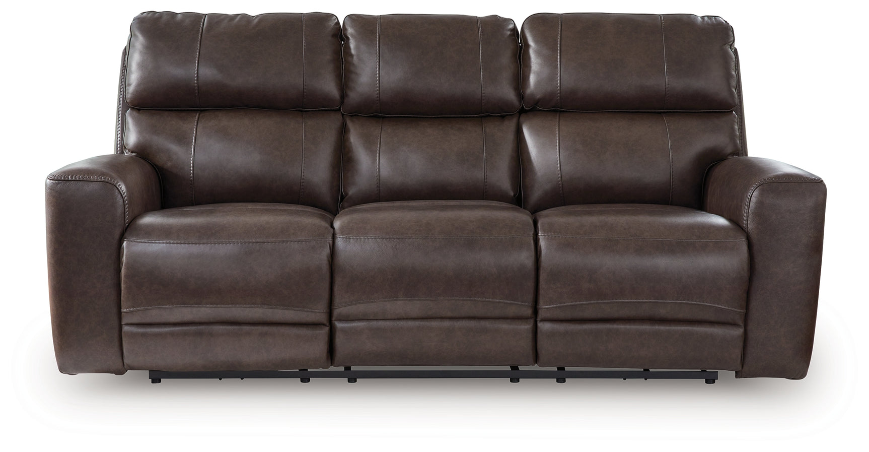 Crossplex Smoke Power Reclining Sofa with ADJ Headrest - Ornate Home