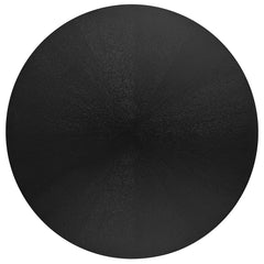 Crossroads Black 47" Round Wood Dining Table - Ornate Home