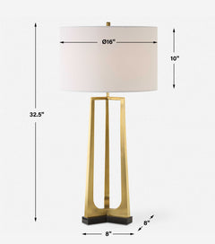 Crossroads Brass Table Lamp - Ornate Home