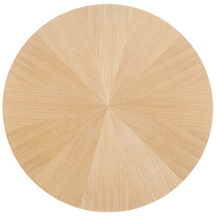 Crossroads Oak 47" Round Wood Dining Table - Ornate Home