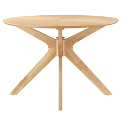 Crossroads Oak 71" Oval Wood Dining Table - Ornate Home