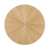 Crossroads Oak Round Wood Coffee Table - Ornate Home