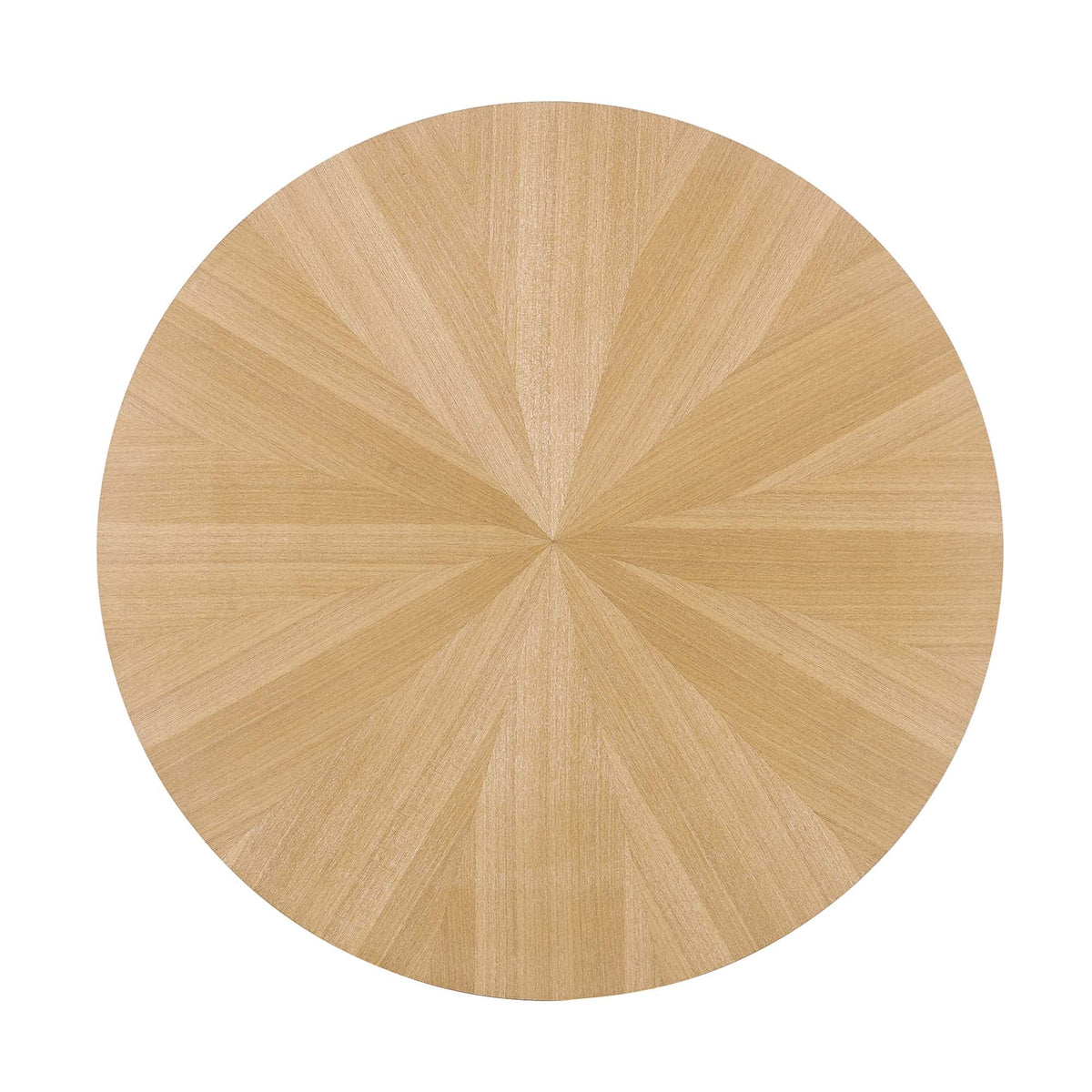 Crossroads Oak Round Wood Coffee Table - Ornate Home