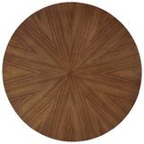 Crossroads Walnut 47" Round Wood Dining Table - Ornate Home