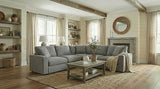 Crowle Light Gray Sectional - Ornate Home