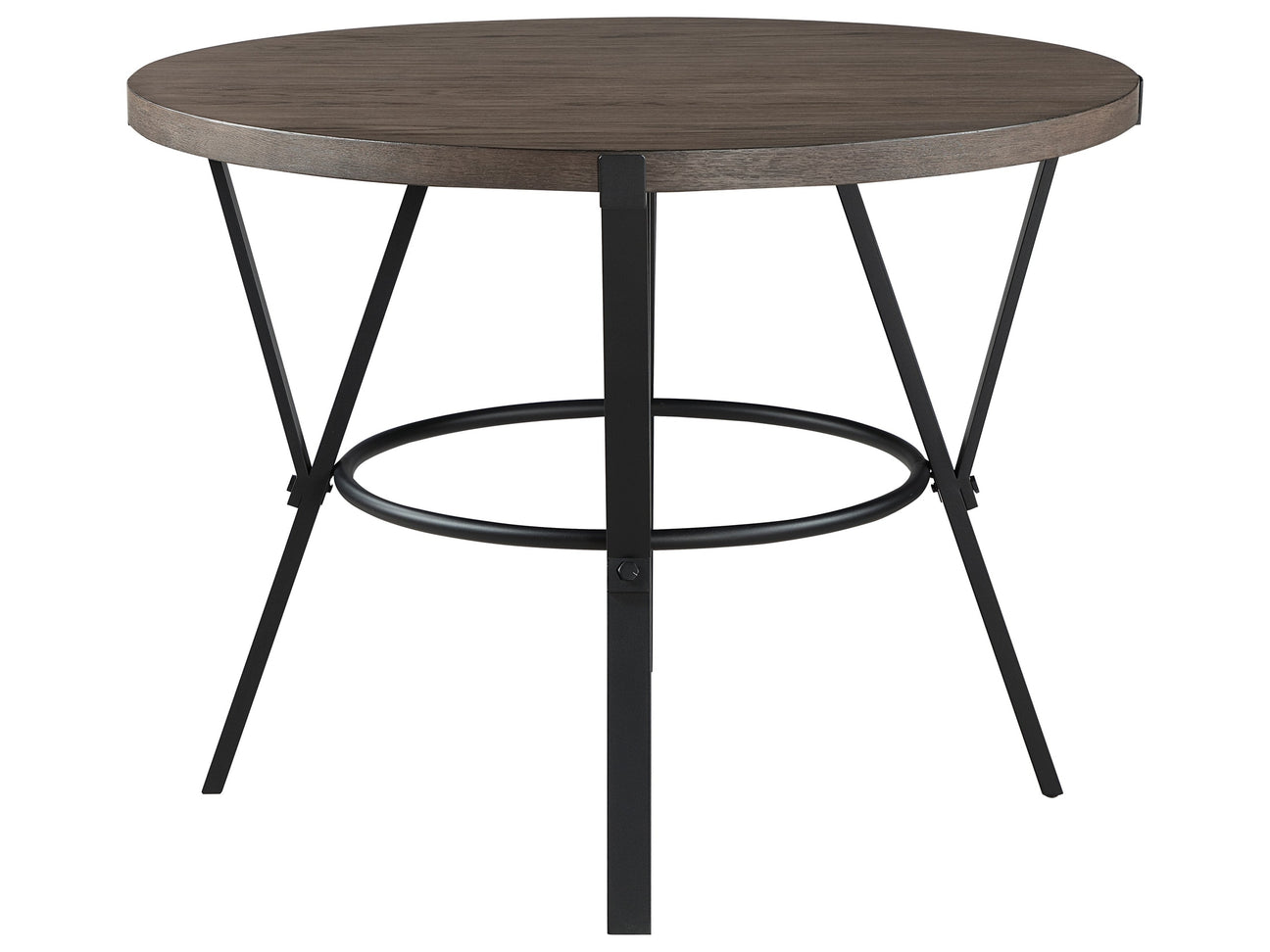 Crowley Brown/Black Counter Height Table - Ornate Home