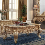 Crown Heritage Gold/Rust Highlights Coffee Table / HD-C998G - Ornate Home