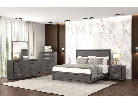 Crowthorne Warm Gray Queen 4 Piece Bedroom Set - Ornate Home