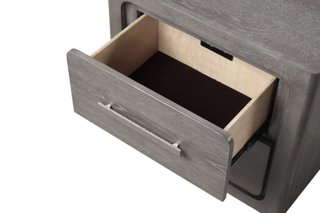 Crowthorne Warm Gray Queen 5 Piece Bedroom Set w/2 Nightstands - Ornate Home