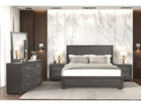 Crowthorne Warm Gray Queen 5 Piece Bedroom Set w/2 Nightstands - Ornate Home
