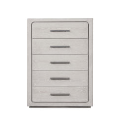 Crowthorne White Oak Queen 5 Piece Bedroom Set w/Chest - Ornate Home
