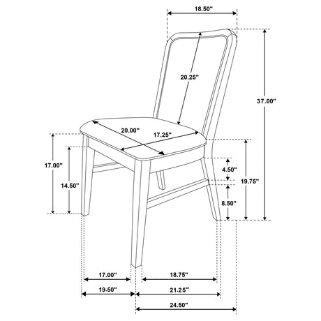 Croyden Weathered Natural 7-piece Rectangular Dining Set - Ornate Home
