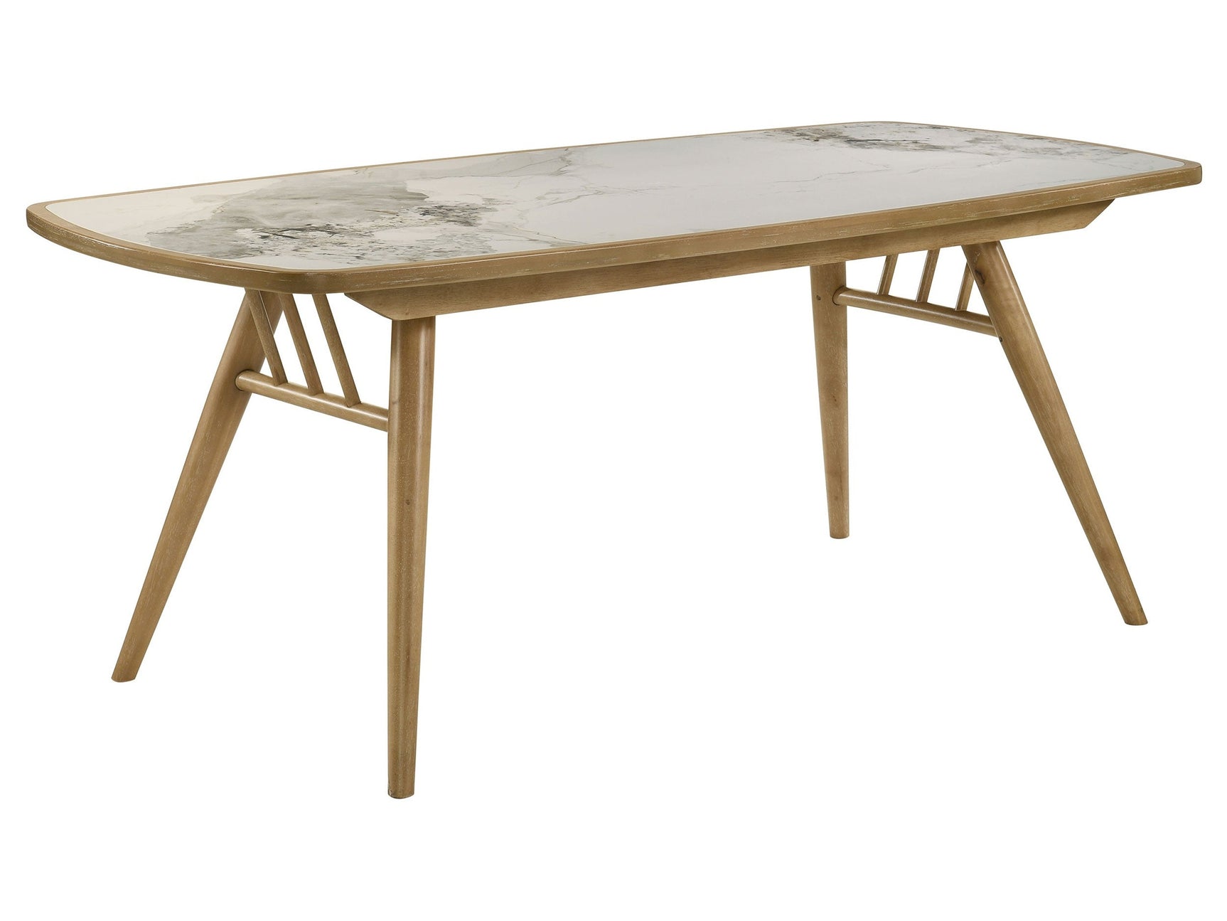 Croyden Weathered Natural 73-inch Rectangular Dining Table - Ornate Home