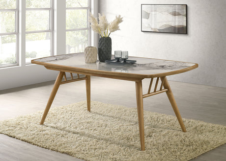 Croyden Weathered Natural 73-inch Rectangular Dining Table - Ornate Home
