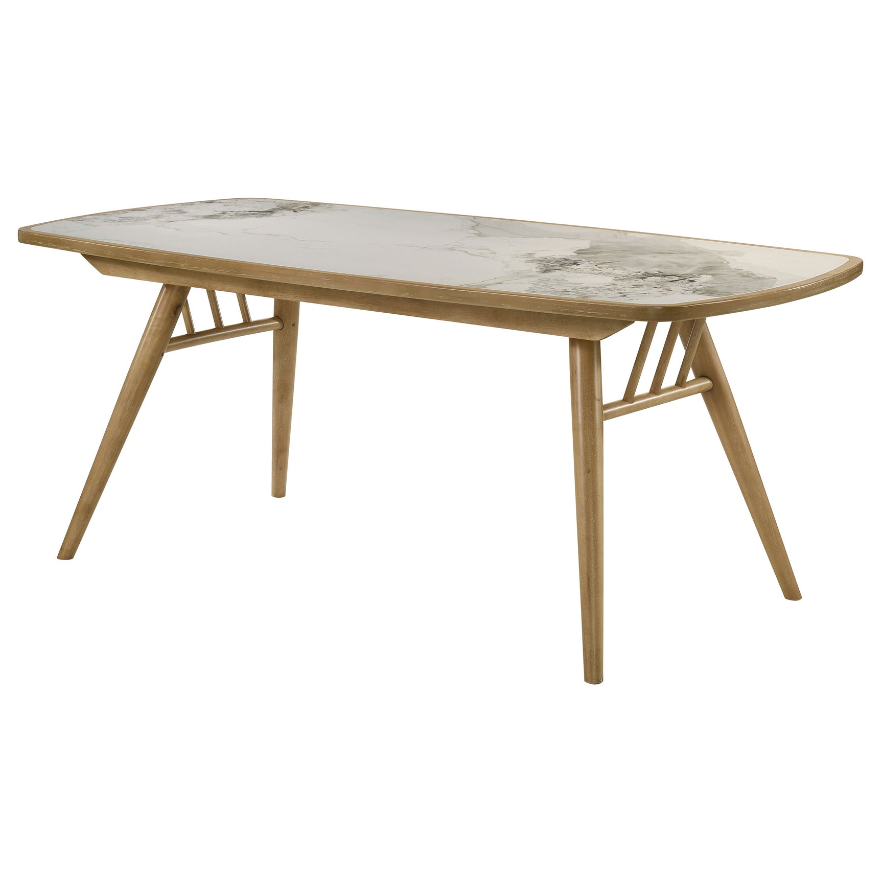 Croyden Weathered Natural 73-inch Rectangular Dining Table - Ornate Home