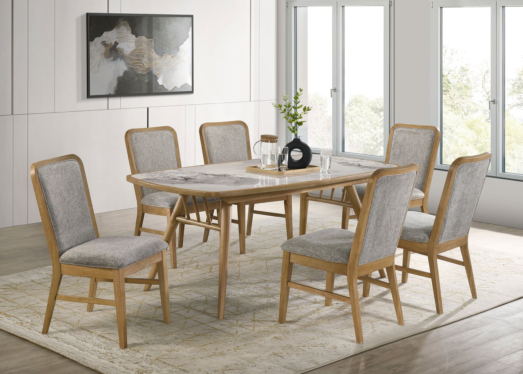 Croyden Weathered Natural Dining Side Chair (Set of 2) - Ornate Home