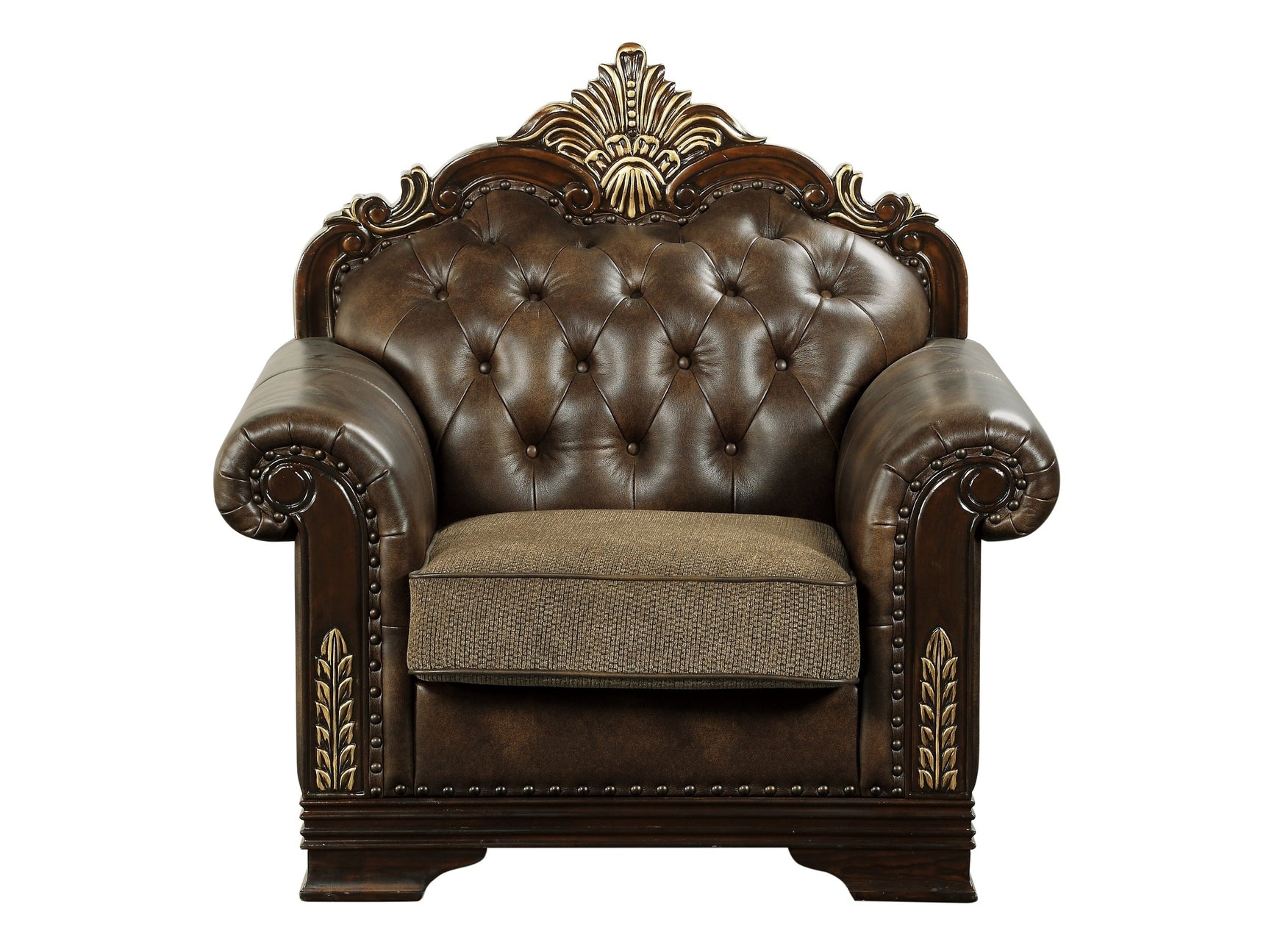 Croydon Brown Chair - Ornate Home