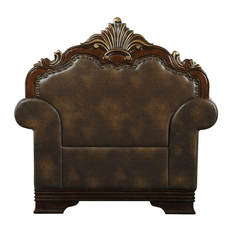 Croydon Brown Chair - Ornate Home