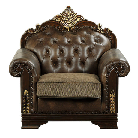 Croydon Brown Chair - Ornate Home