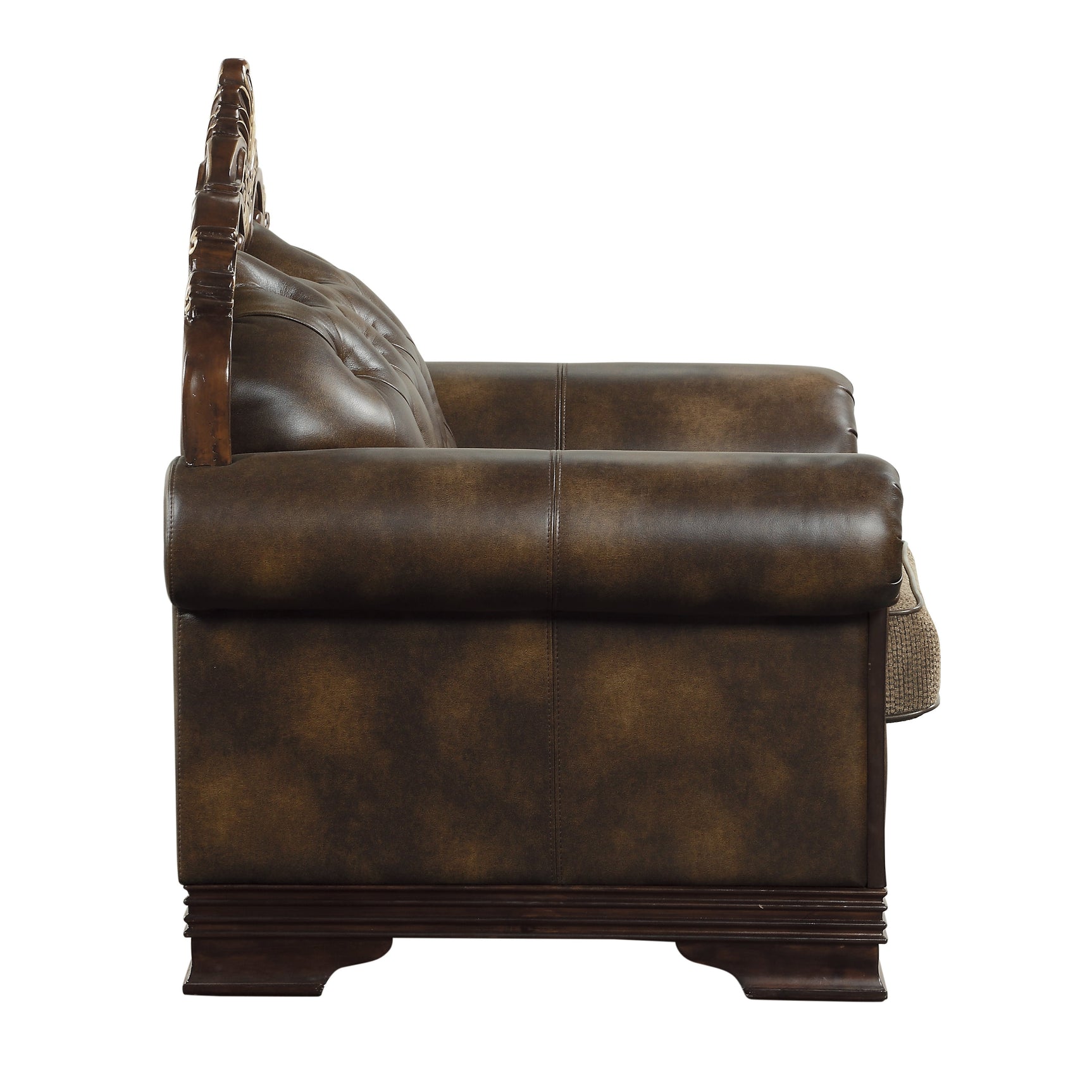 Croydon Brown Loveseat - Ornate Home