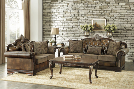 Croydon Brown Loveseat - Ornate Home