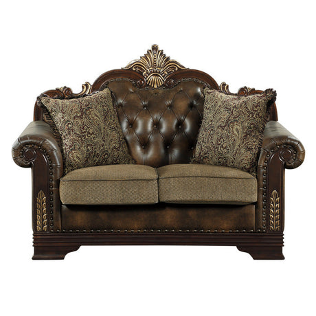 Croydon Brown Loveseat - Ornate Home