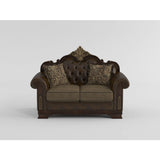 Croydon Brown Loveseat - Ornate Home