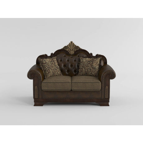 Croydon Brown Loveseat - Ornate Home