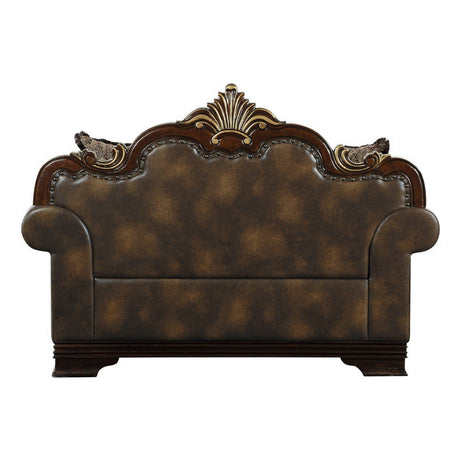 Croydon Brown Loveseat - Ornate Home