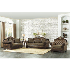 Croydon Brown Loveseat - Ornate Home