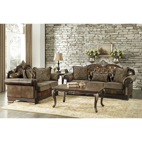 Croydon Brown Loveseat - Ornate Home