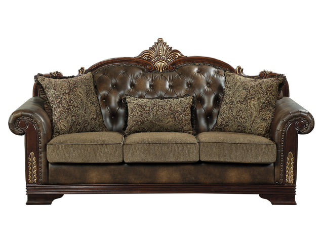 Croydon Brown Sofa - Ornate Home
