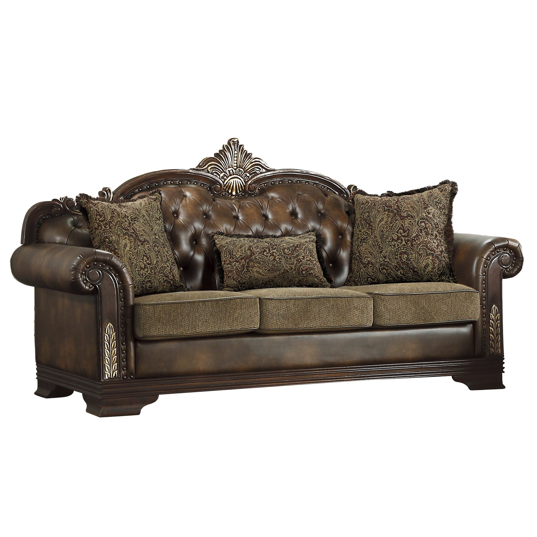 Croydon Brown Sofa - Ornate Home