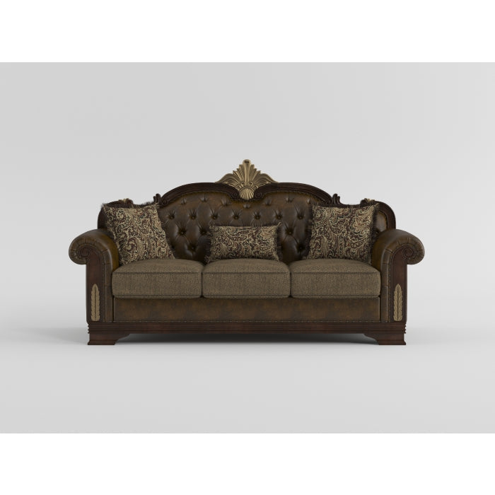 Croydon Brown Sofa - Ornate Home