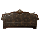 Croydon Dark Cherry Sofa & Loveseat - Ornate Home