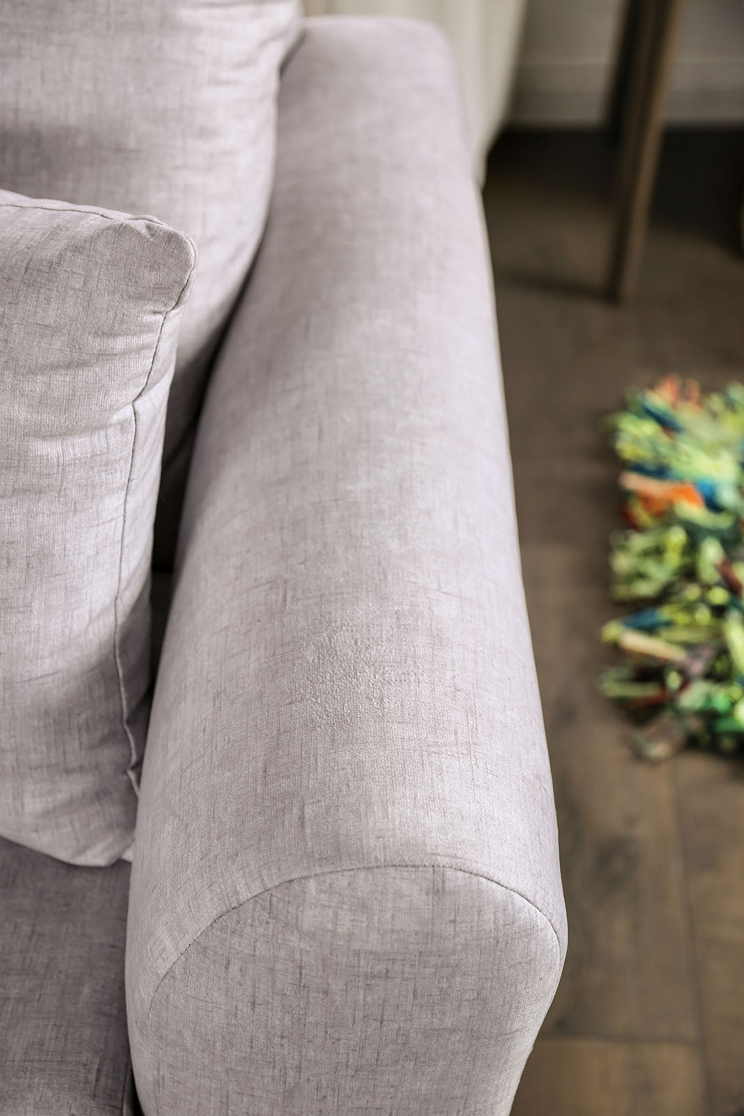Croydon Light Gray Loveseat - Ornate Home