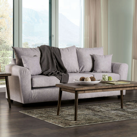 Croydon Light Gray Sofa & Loveseat - Ornate Home