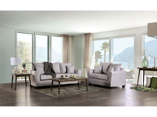Croydon Light Gray Sofa & Loveseat - Ornate Home