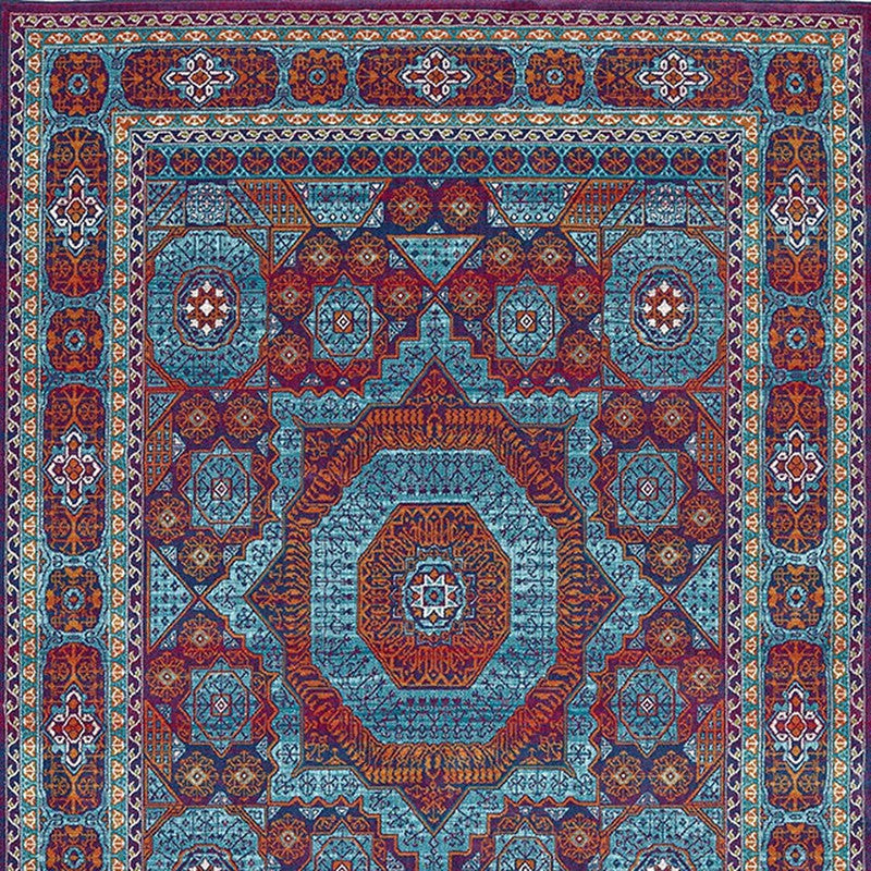 Crumlin Medallion Multi Medium Area Rug - Ornate Home
