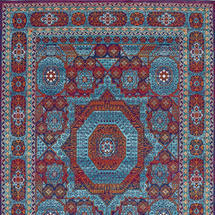Crumlin Medallion Multi Medium Area Rug - Ornate Home
